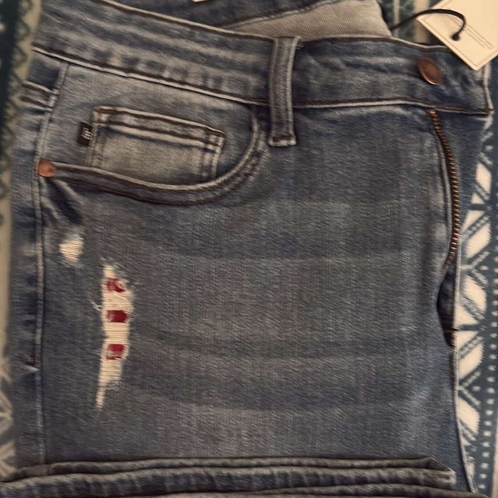 New Judy Blue Boot Cut Jeans in Classic Blue - Picture 2 of 15